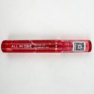 Lamel All in One Lip Oil Lightweight Tinted Plumping Hydrating Peachy 401 Seal